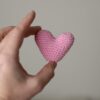 Mini Crochet Hearts 6cm - Image 3