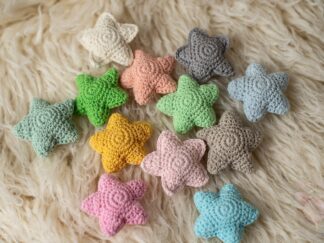 Mini Crochet Stars 6cm
