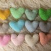 Mini Crochet Hearts 6cm