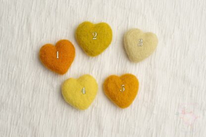 4cm Felt Hearts - 63 colours - Image 3