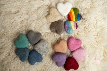 8cm Felt Hearts - Image 5