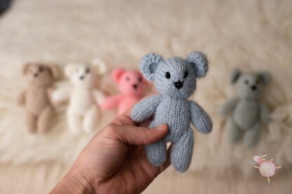 14cm Pink Mohair Teddy - Image 2