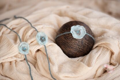 Pretty and Simple Blue Tiebacks - Image 2