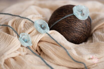 Pretty and Simple Blue Tiebacks