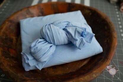 Stretch Bamboo Fabric Drops - Baby Blue - Image 5