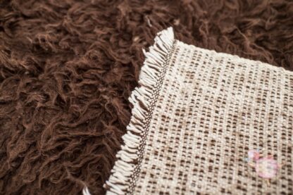 Brown Flokati 1800gsm - Image 3