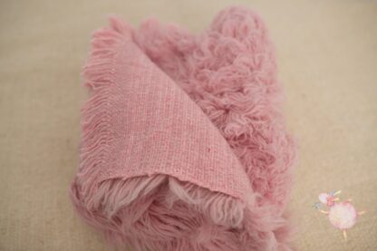 Pastel Pink Flokati 1800gsm - Image 2