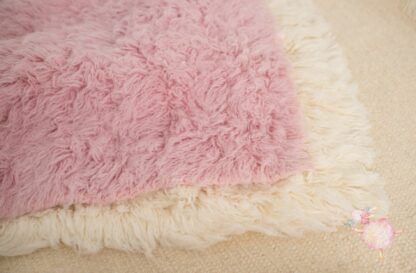 Pastel Pink Flokati 1800gsm - Image 5