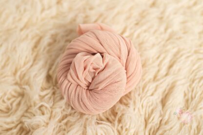 Sheer Stretch Newborn Wraps - Rose Beige